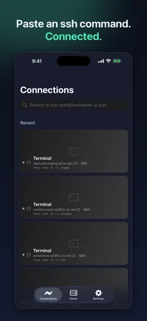 MuxLink: SSH Terminal & tmux screenshot 4