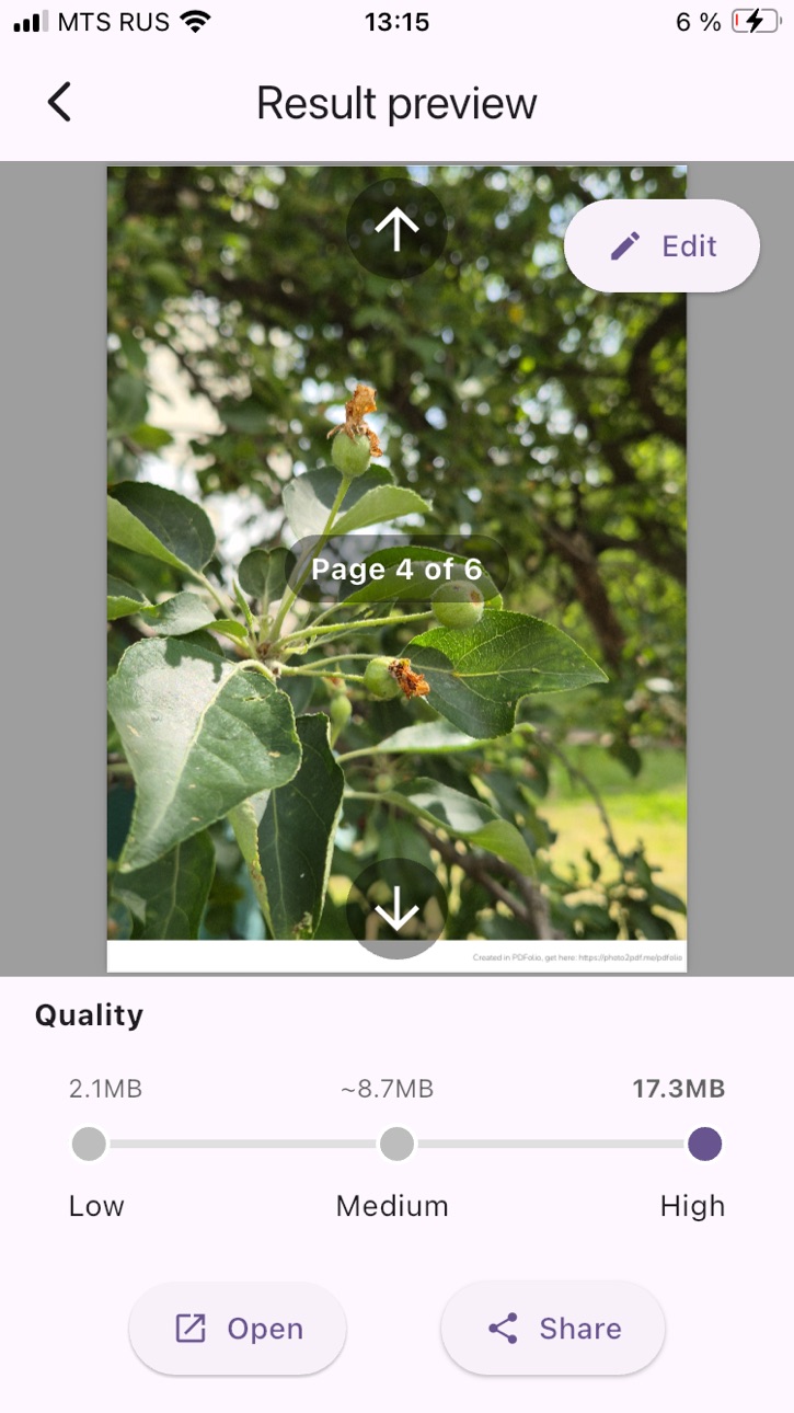 iPhone screenshot