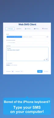 Web Browser SMS screenshot 2