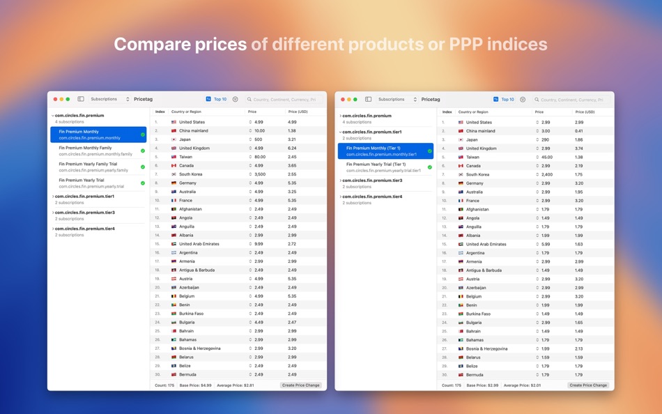 #5. Pricetag - App Pricing Manager (macOS) 来自: Thomas Brandstaetter