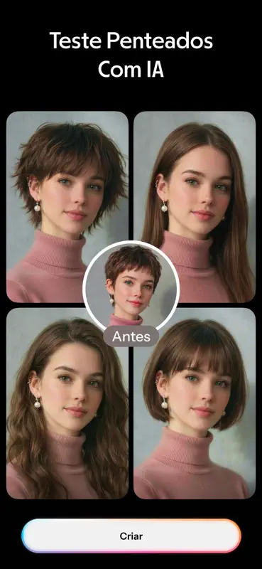 Hairify - Teste penteados IA screenshot 1 of 10