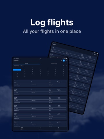 LogOOOI - Pilot Logbook iPad screenshot