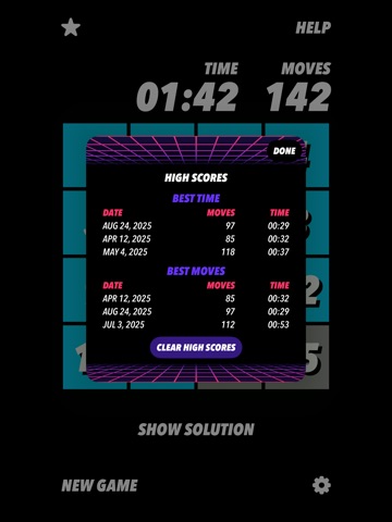 Classic 15 Puzzle: Puzzle Game iPad screenshot