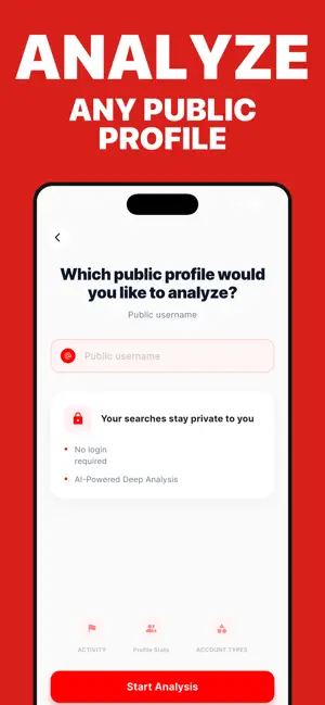 Red Flag: Profile Analytics screenshot 3