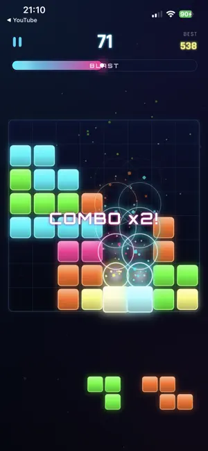 Neon Blast Puzzle screenshot 4