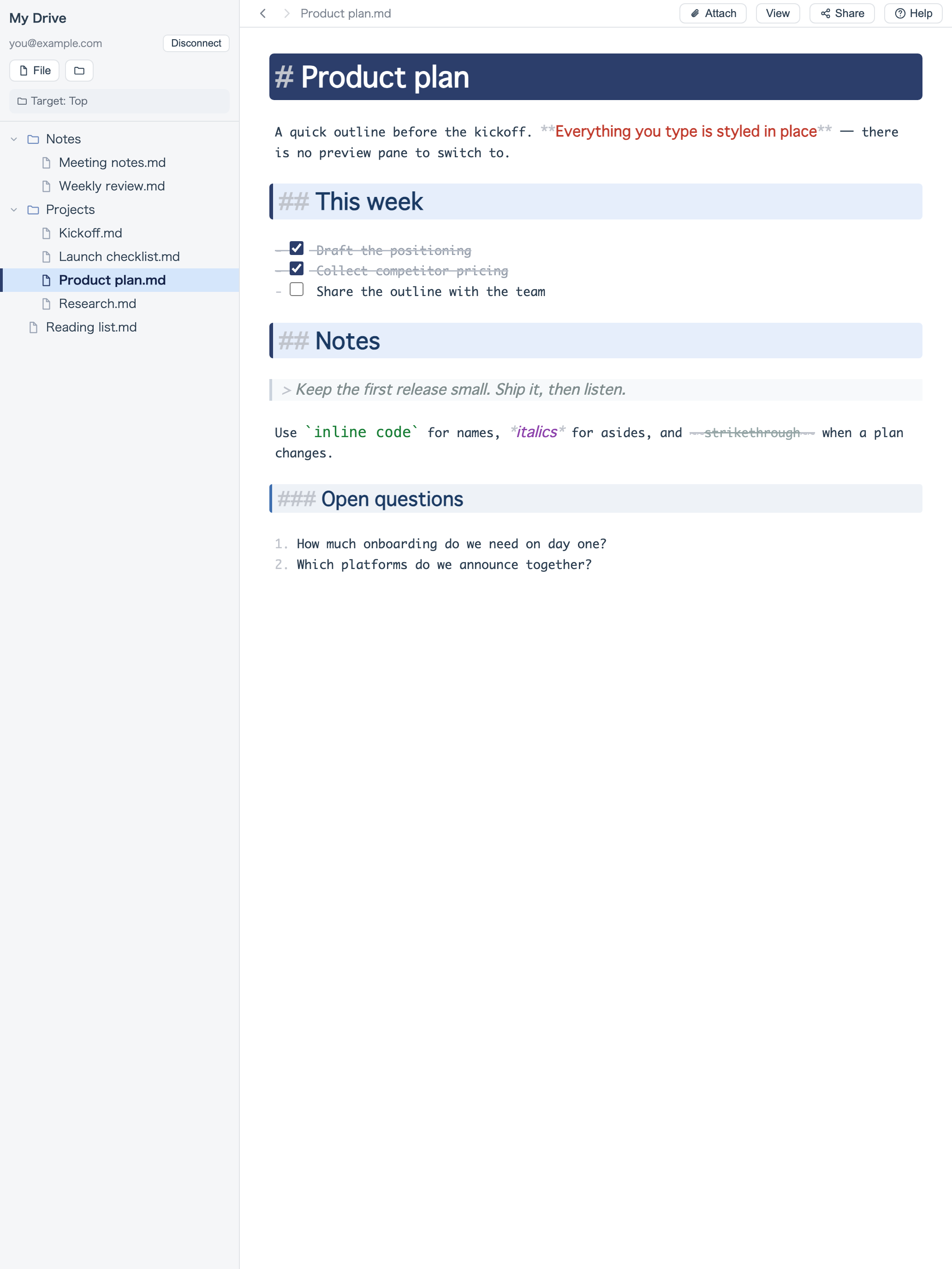 Markdown Editor - Notes screenshot 7
