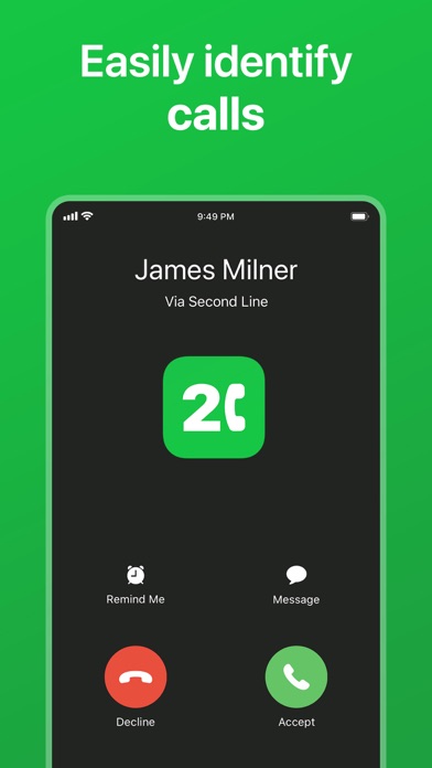 Second Line 2nd Phone Number Screenshot 4 - AppWisp.com Second Line 2nd Phone Number Screenshot 4 - AppWisp.com