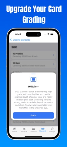 Card Centering Calculator ++ screenshot