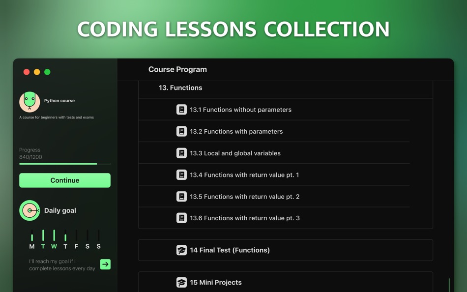 #4. Learn Python: Coding School (macOS) di: WeDevelopIT, LLC