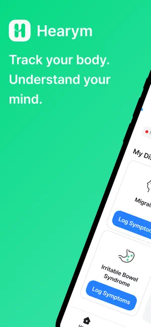 Hearym - Symptom & Mood Log screenshot 1