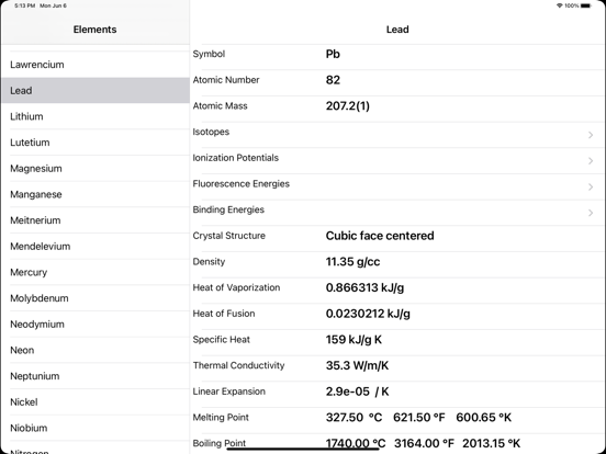 Screenshot #5 pour Atoms To Go Table of Elements