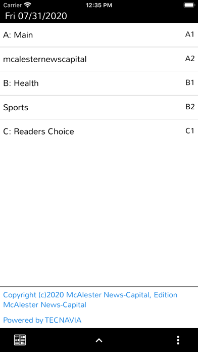 McAlester News-Capital Screenshot