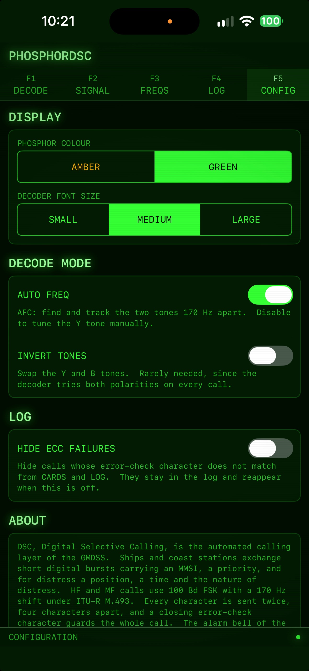 Screenshot 7 of PhosphorDSC