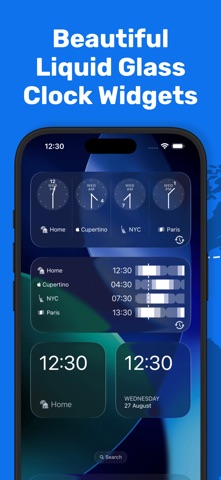 World Clock Time Zone Widget Screenshot 1 of 8