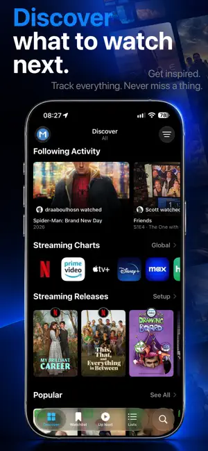 Reeel: TV & Movie Tracker screenshot 1