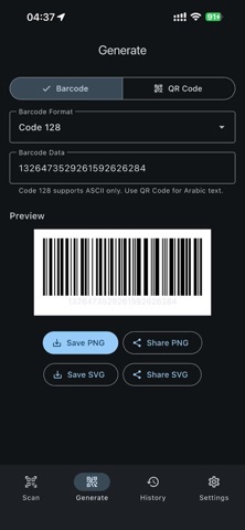 QByte: Barcode Scanner Screenshot 5 of 6
