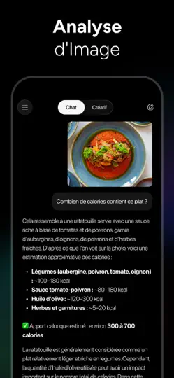 Capture d'écran de IA Chatbot Français - Genie AI sur iPhone 5