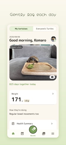 Koura Diary - Turtle Care Log Screenshot 1 of 7