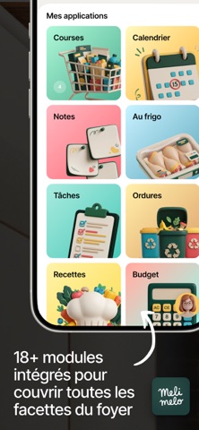 Melimelo - Gestion de foyer iPhone screenshot