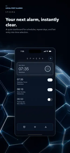 SPHERA Alarm screenshot 3