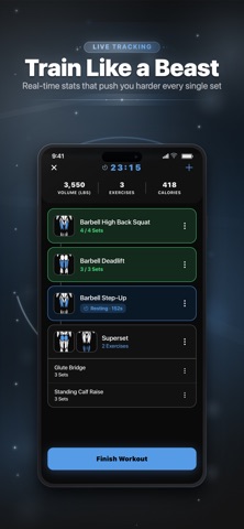 Sculpt: AI Trainer & Fitness iPhone screenshot