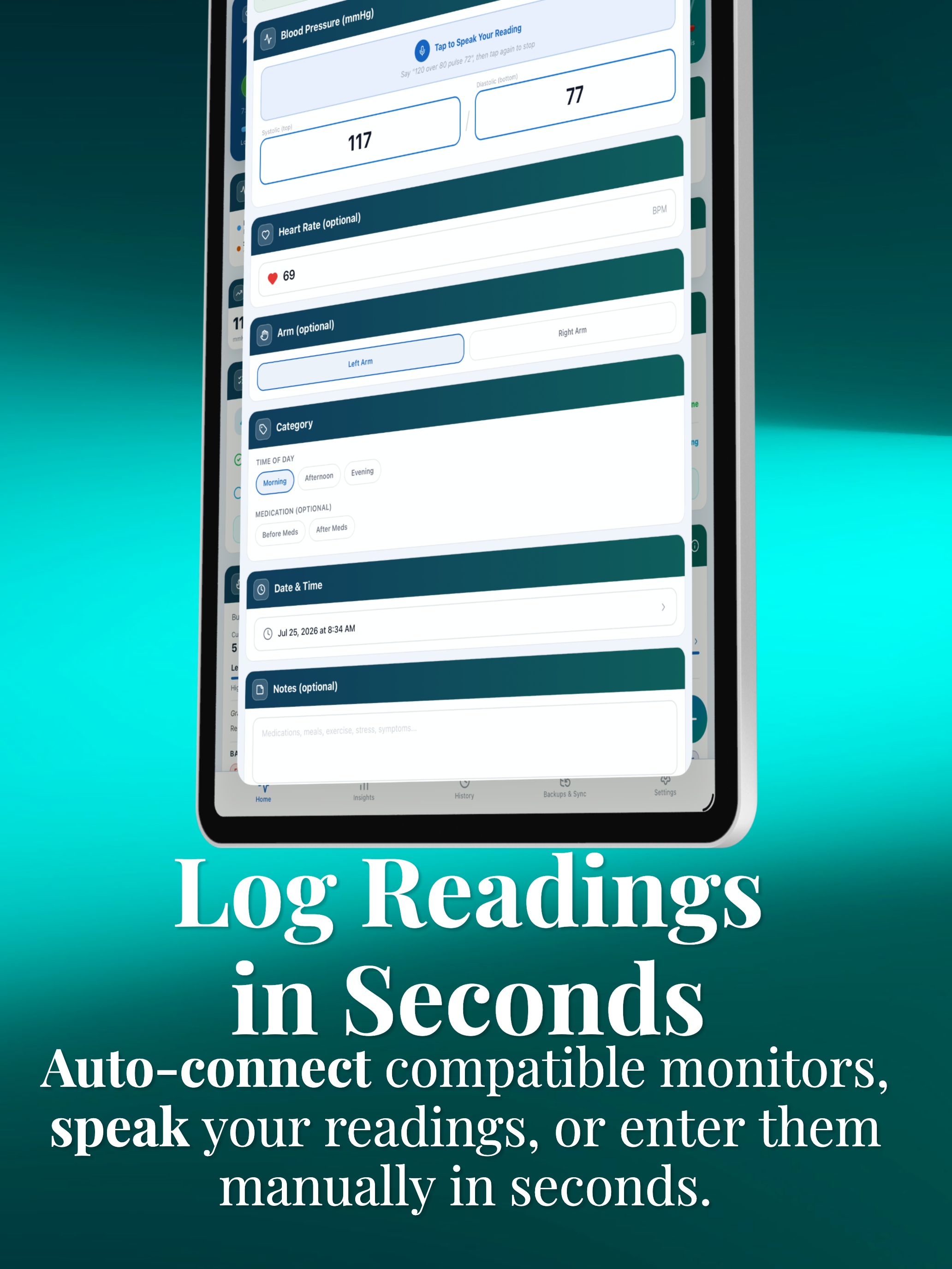 PrivacyBP Blood Pressure Log screenshot 14