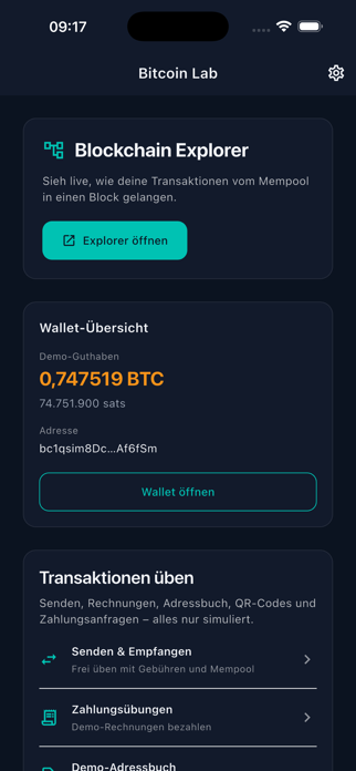 Bitcoin Lab Screenshot 1 of 5