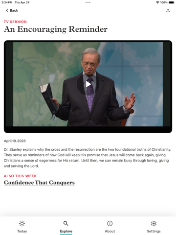 In Touch Ministries iPad screenshot 4 - Lifestyle app