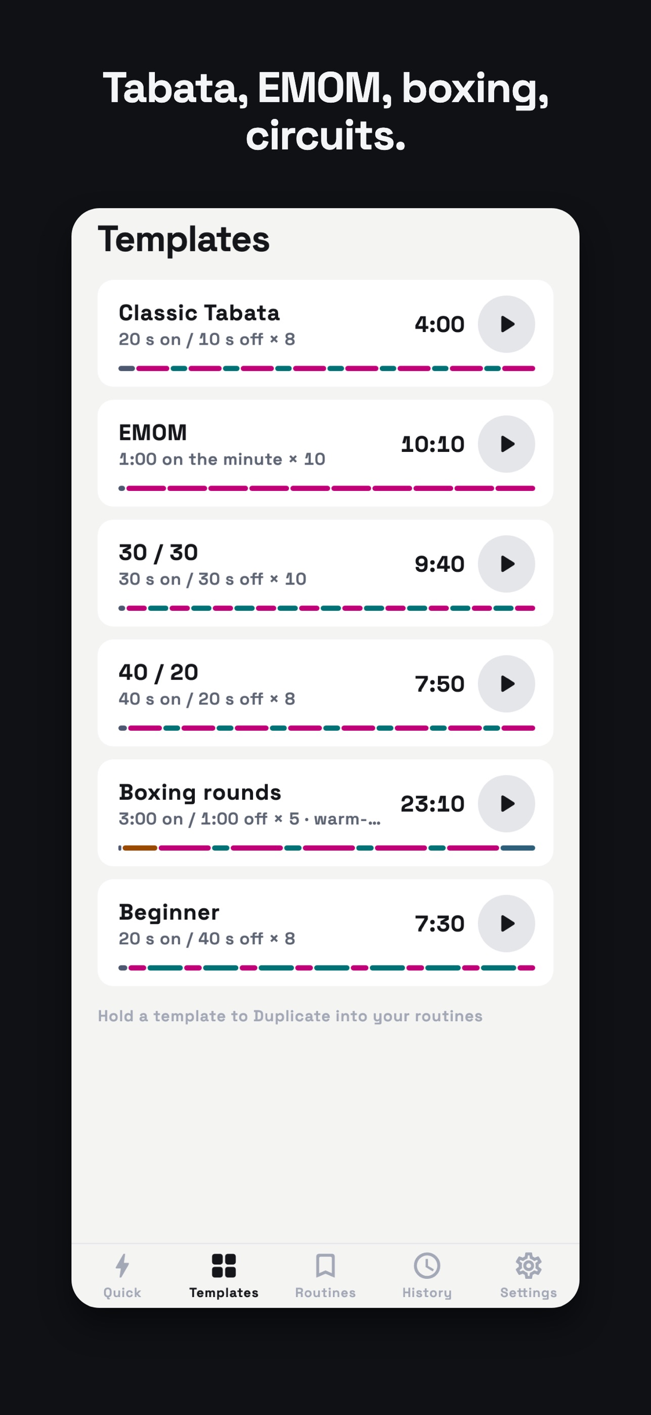 Screenshot 4 of Allez - HIIT Interval Timer