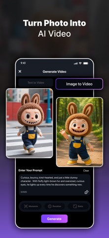 AI Video Generator - Visuals iPhone screenshot