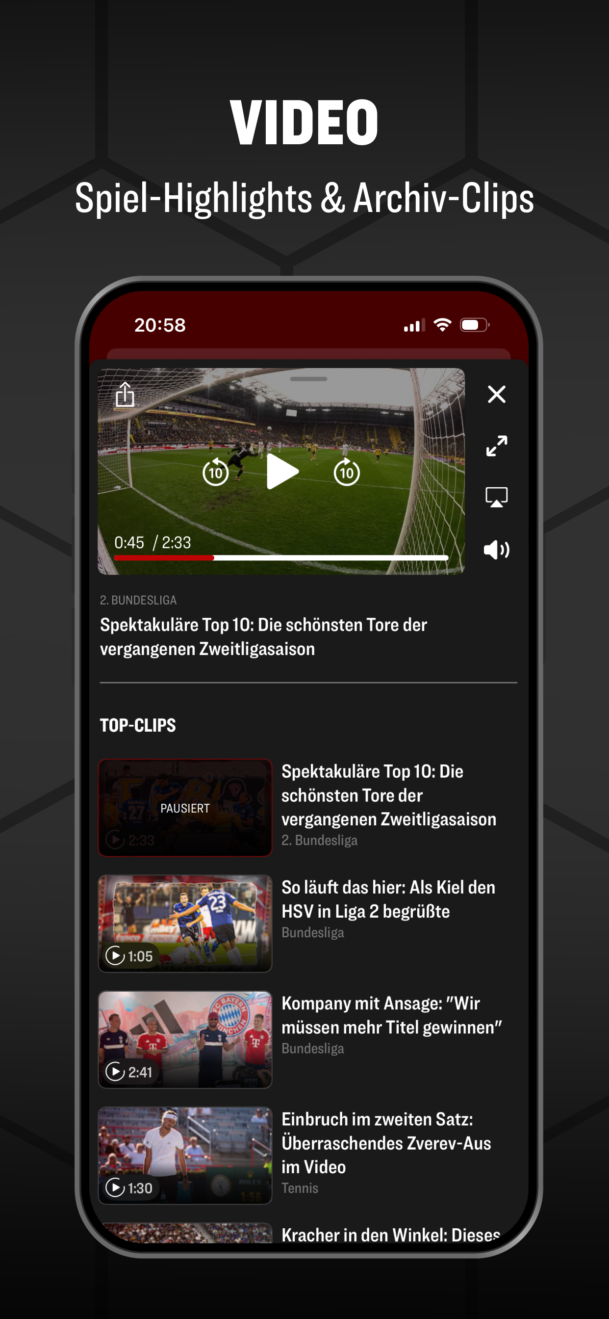 kicker Fußball News screenshot 5
