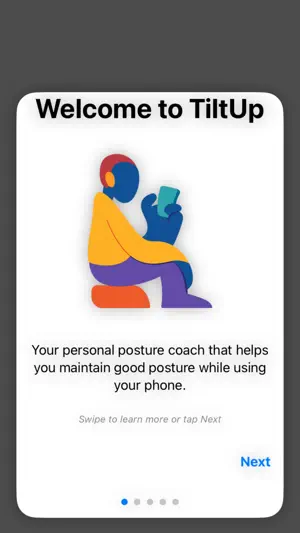 TiltUp: Posture Tracker screenshot 1