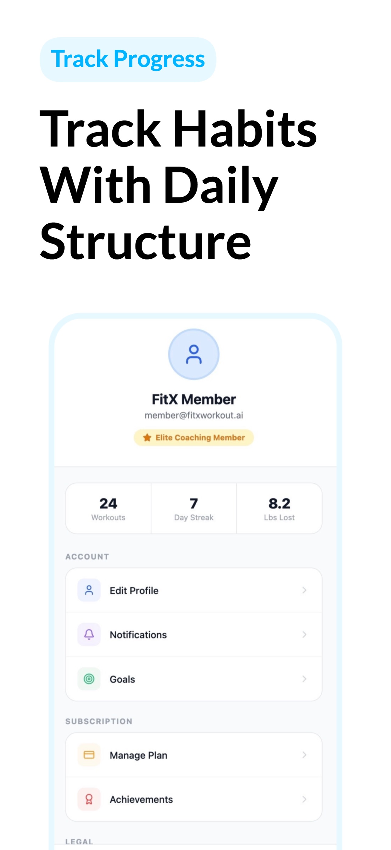 Screenshot 3 of FitX Workout AI
