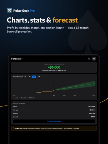 Poker Geek Pro iPad screenshot