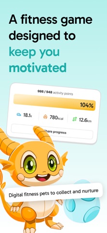 Motion: Steps & Fitness Game iPhone screenshot
