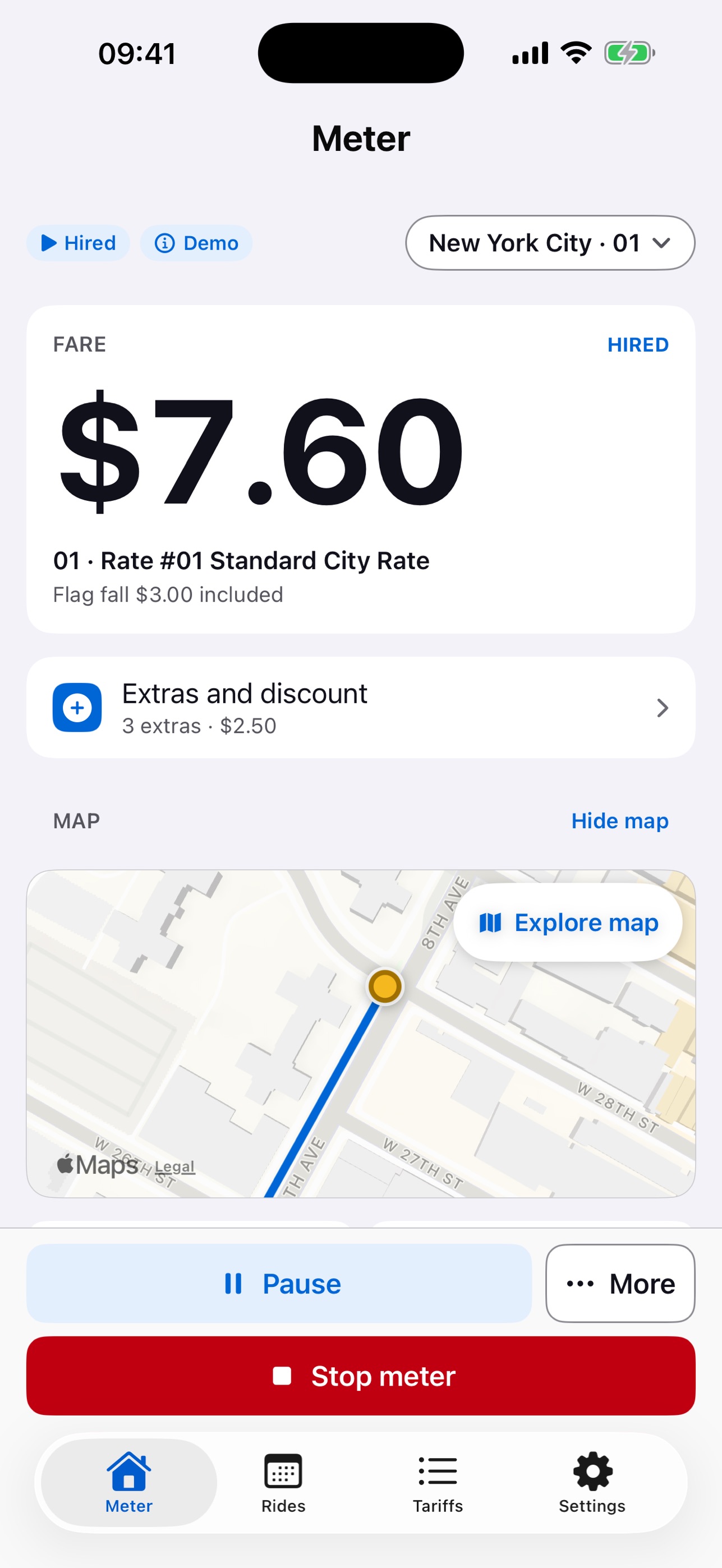 Screenshot 1 of Fare Enough Meter