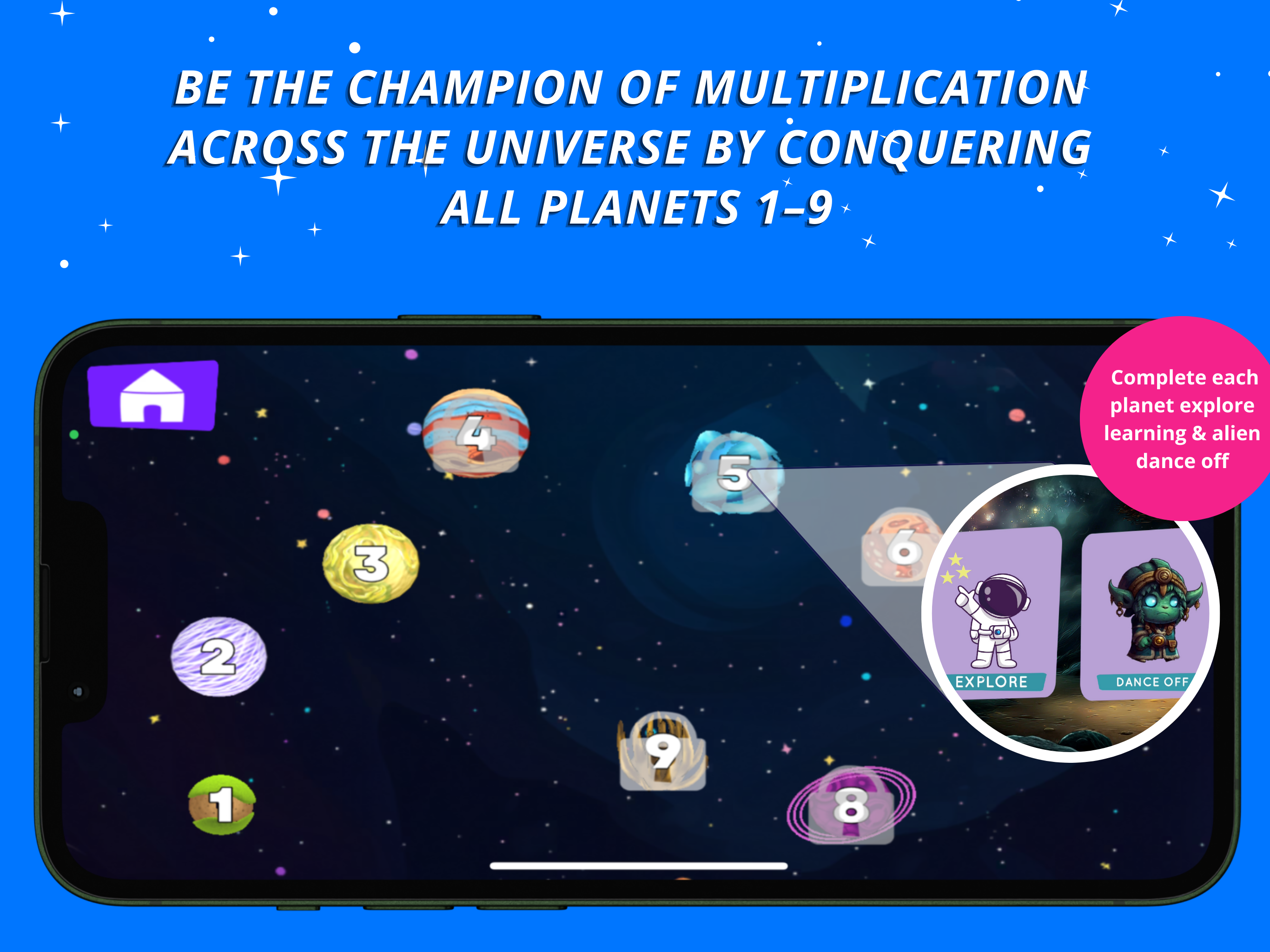 Times Tables: AR Space Game screenshot 12