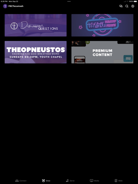 FBC Tecumseh iPad screenshot 2 - Education app