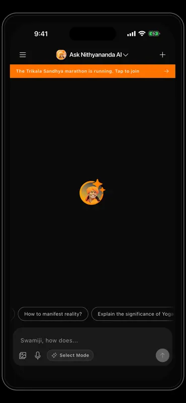 Ask Nithyananda AI screenshot 1 of 7