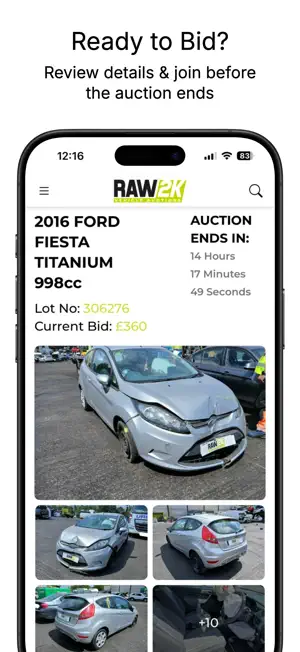 RAW2K–Salvage Vehicle Auctions screenshot 2