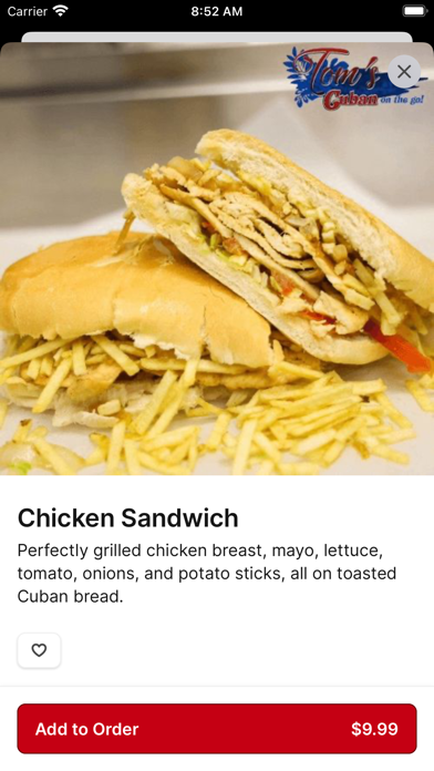 Tom's Cuban Ocala FL iPhone screenshot 3 - Food & Drink app