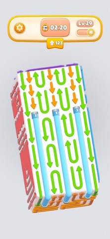 Arrows Box! Cubescape Puzzle Screenshot 6 of 7