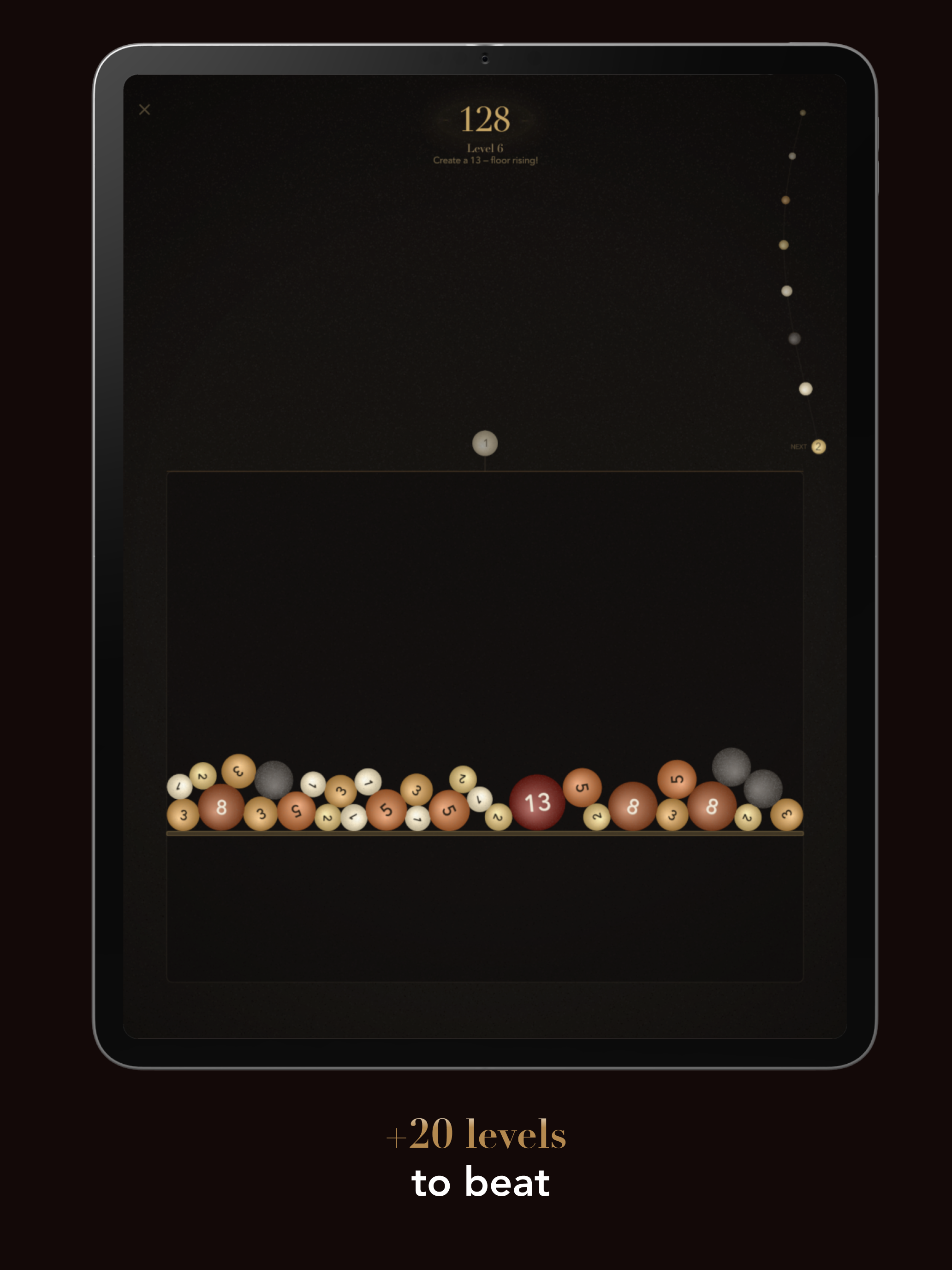 Phi Zen Fibonacci Merge Puzzle screenshot 6