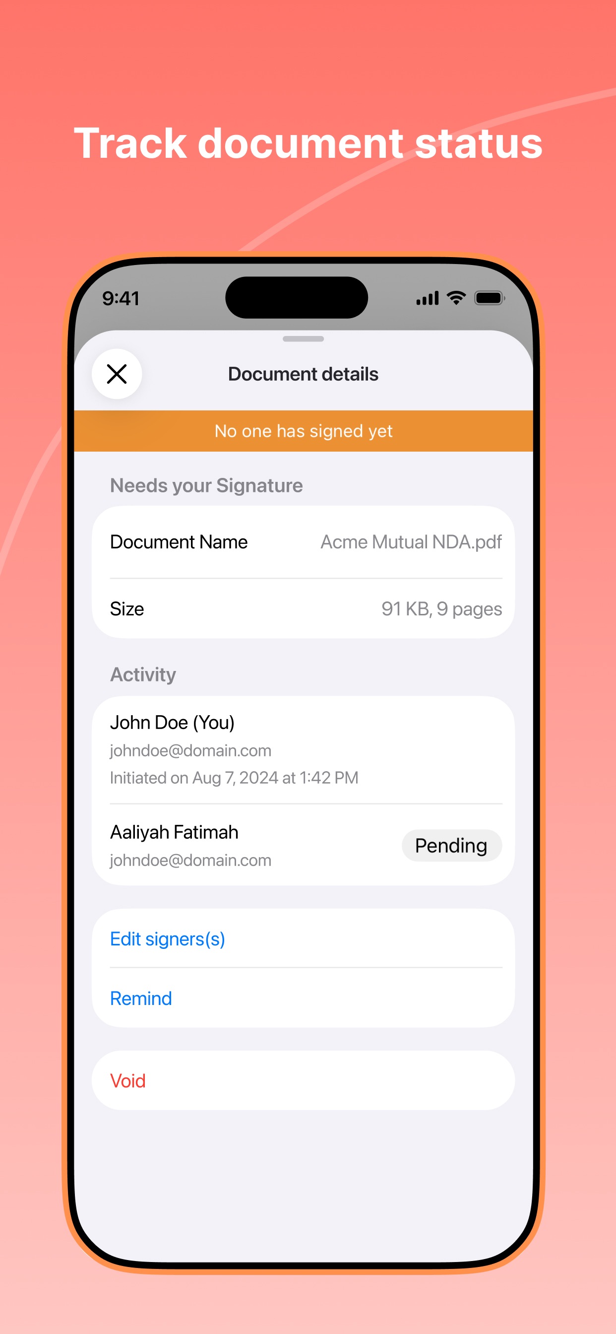 Signeasy: Sign PDF Documents screenshot 4