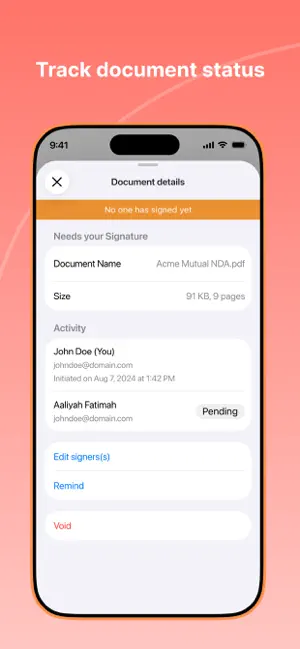 Signeasy: Sign PDF Documents screenshot 4
