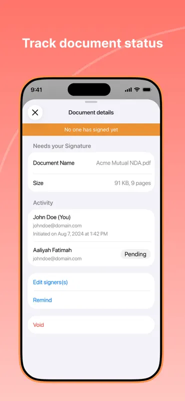 Digital Signature App・Signeasy screenshot 4 of 10