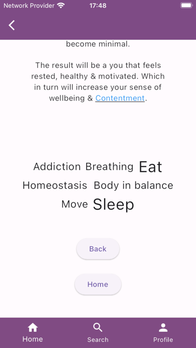 NST Wellbeing Coach App Screenshot