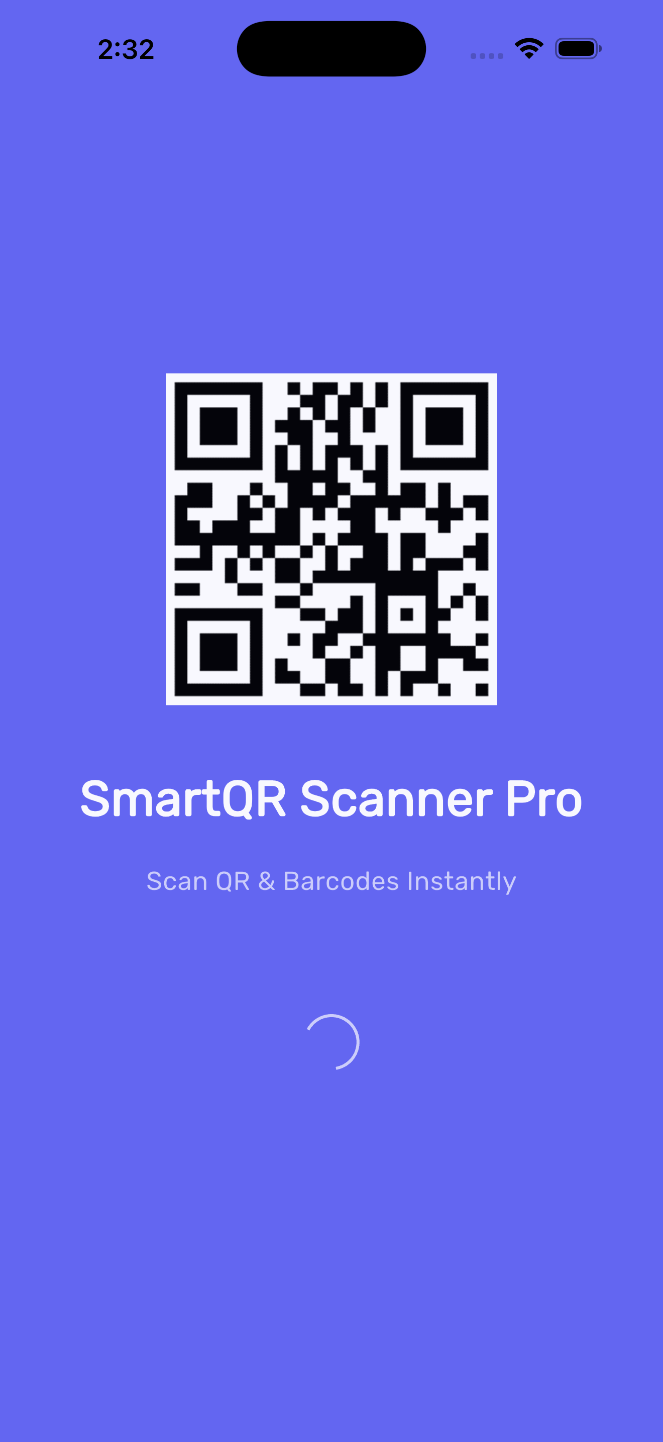 SmartQR Scanner Pro screenshot 1