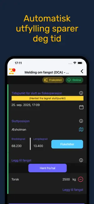 Apollo Lofoten Fangstdagbok screenshot 4