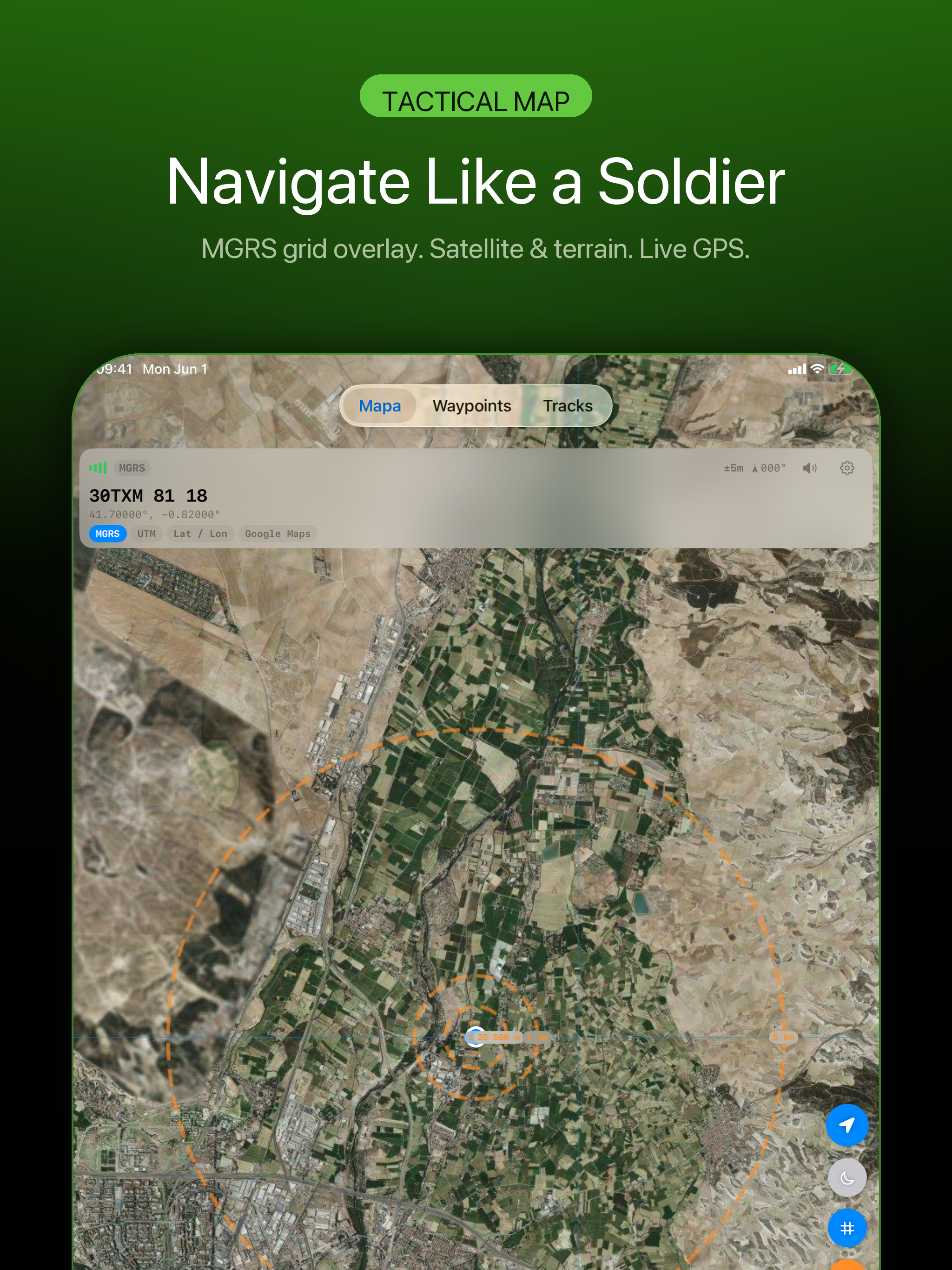 FieldGrid: Military GPS & MGRS